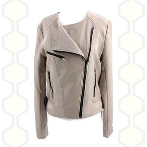 ⬇️$39 Calvin Klein Jacket Coated Fabric Suede S